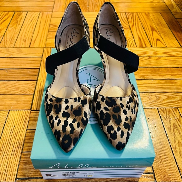 NEW ABELLA TRUE COMFORT LEOPARD HEELS SIZE 10 - Picture 5 of 10